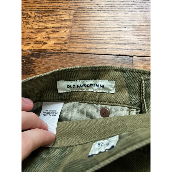 NEW Lucky Brand Skirt Womens Sz 6/28 Camo Denim Button Old Favorite Mini NWT - Picture 10 of 10